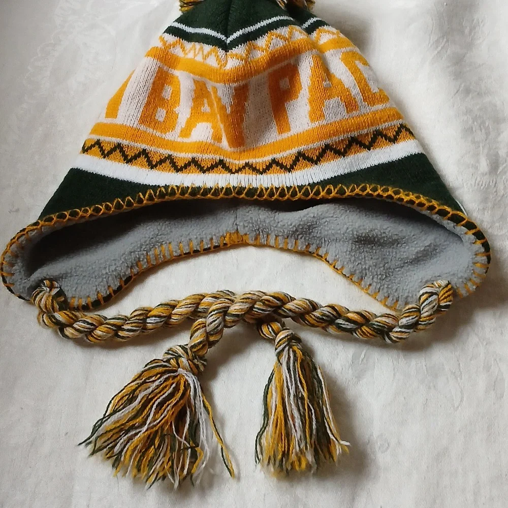 NFL Green Bay Packers Kids Pom-Pom Knit Hat
